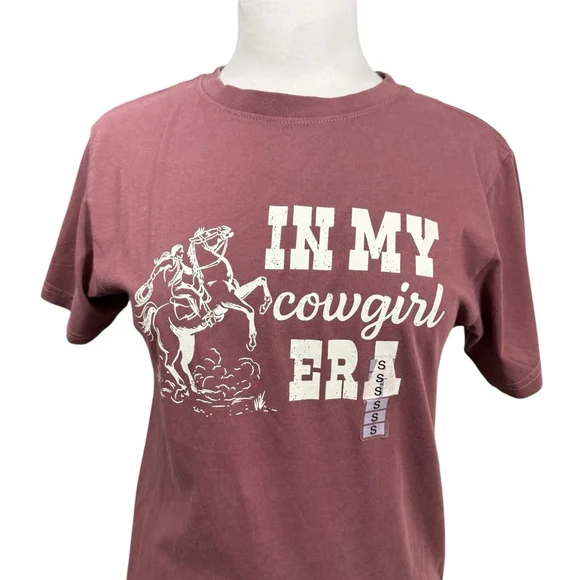 Jadelynn Brooke In My Cowgirl Era Graphic Tee Small NWT Western Shirt - Picture 2 of 8